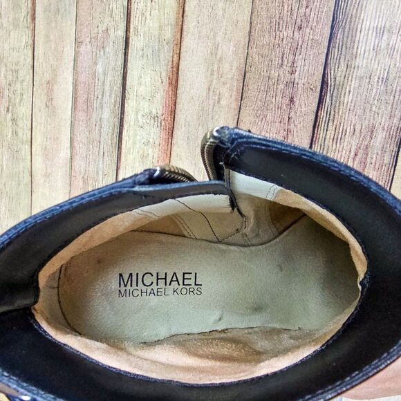 MICHAEL Michael Kors Women's Saylor Ankle Boots, Black Size 6.5M - Picture 8 of 13